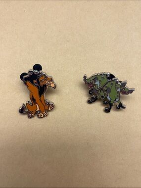 Disney Scar and Hyenas Enamel Pin Set